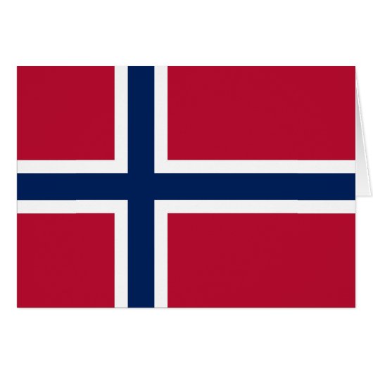 Drapeau de la Norvège (Devant horizontal)