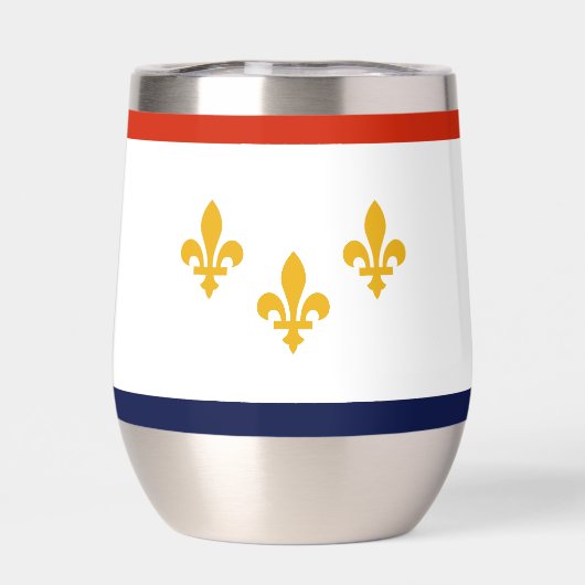 Drapeau de la Nouvelle-Orléans, Louisiane Wham-O F (Arrière)