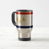 Drapeau de la Nouvelle-Orléans, Mug de voyage Loui (Devant gauche)