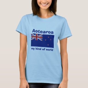 Drapeau de la Nouvelle Zélande + Carte + T-shirt