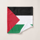 Drapeau de la Palestine (Gant de toilette)