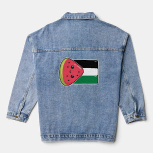 Drapeau de la Palestine mignonne avec Palestin san