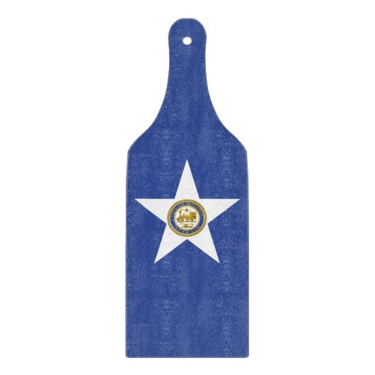 Drapeau de la planche à découper en verre de Houst (Devant)