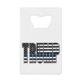 Drapeau de la police Trump-Blue Line (Devant)