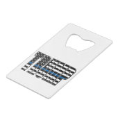 Drapeau de la police Trump-Blue Line (Dos Angle)