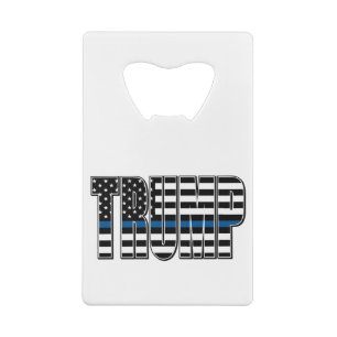 Drapeau de la police Trump-Blue Line