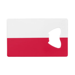 Drapeau de la Pologne Carte de crédit Ouverture de