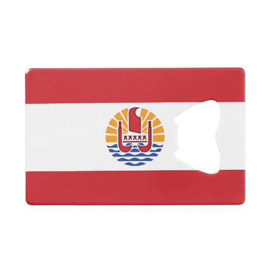 Drapeau de la Polynésie française (Devant (Horizontal))