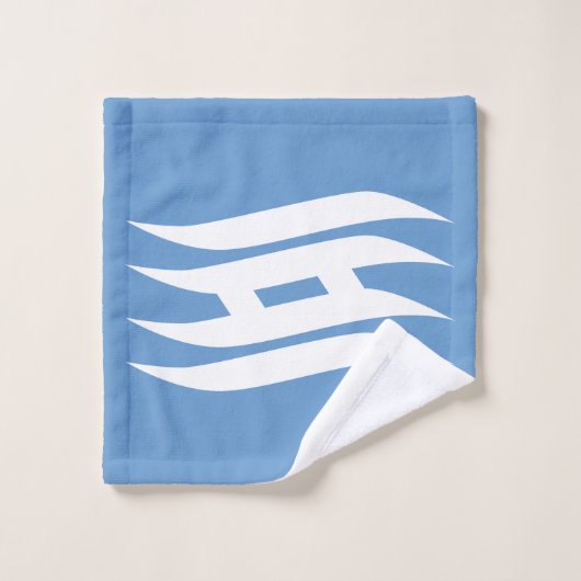 Drapeau de la préfecture de Hyogo, Japon (Gant de toilette)