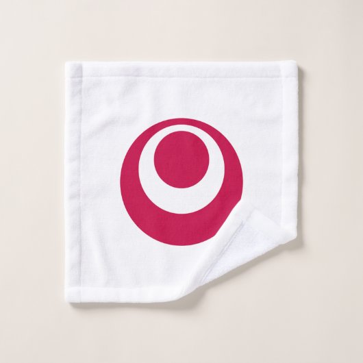 Drapeau de la préfecture d'Okinawa, Japon (Gant de toilette)
