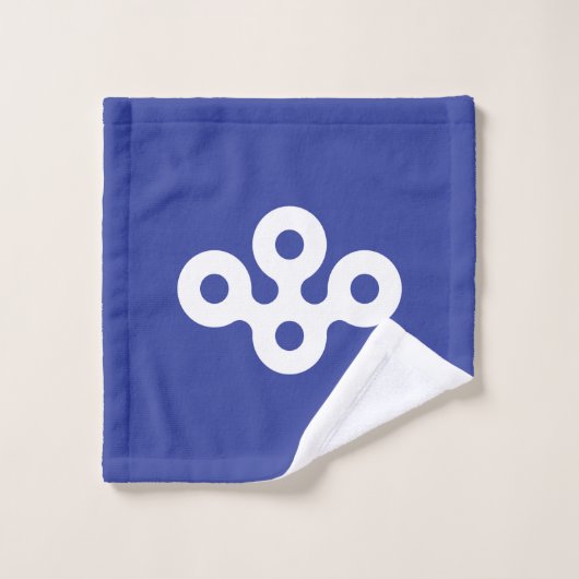 Drapeau de la préfecture d'Osaka, Japon (Gant de toilette)
