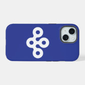 Drapeau de la préfecture d'Osaka, Japon (Verso Horizontal)