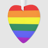 Drapeau de la Rainbow Pride gay lesbienne LGBT (devant)