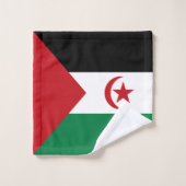 Drapeau de la République arabe sahraouie démocrati (Gant de toilette)