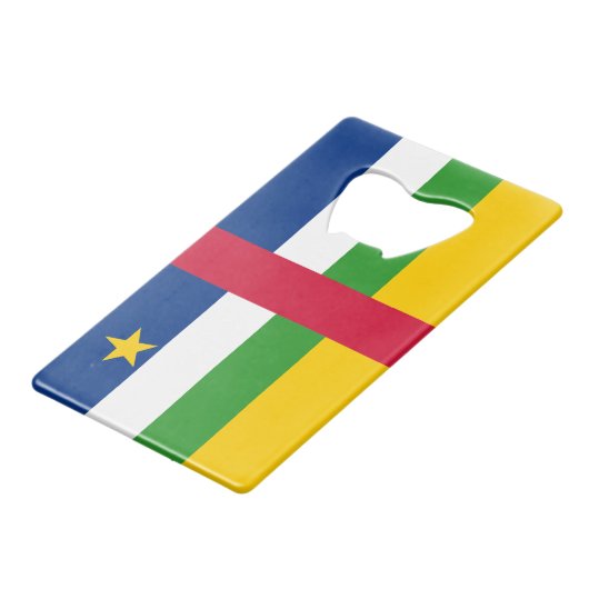 Drapeau de la République centrafricaine (Dos Angle)
