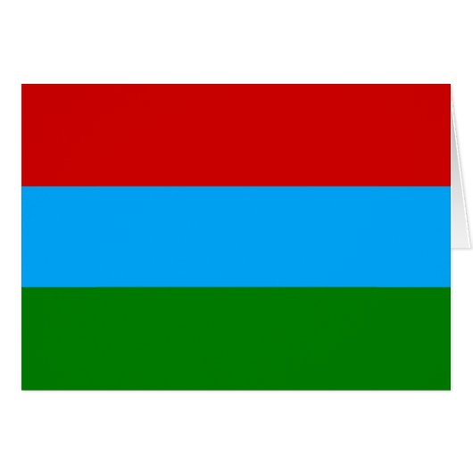 Drapeau de la République de Carélie (Devant horizontal)