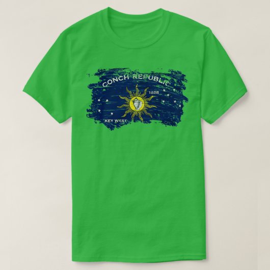 Drapeau de la République de conque TShirt 1 (Design devant)