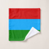 Drapeau de la République de Karelia (Gant de toilette)