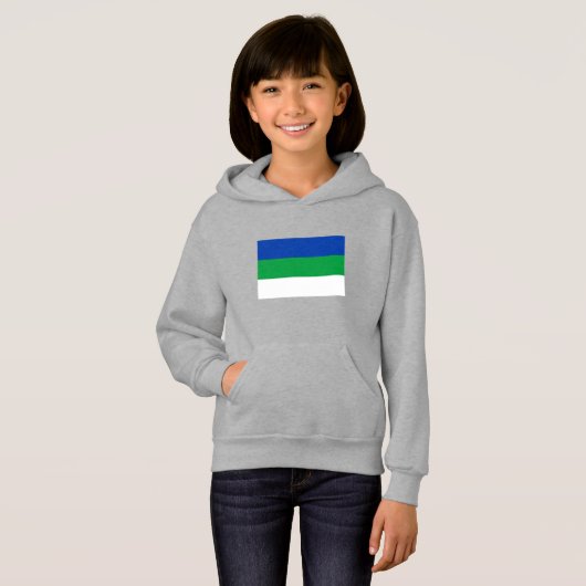 Drapeau de la République de Komi (Devant entier)