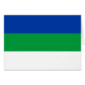 Drapeau de la République de Komi (Devant horizontal)