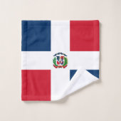 Drapeau de la République Dominicaine (Gant de toilette)