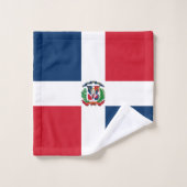 Drapeau de la République Dominicaine (Gant de toilette)