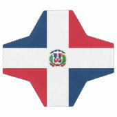 Drapeau de la République Dominicaine (Plat)