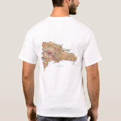 Drapeau de la République Dominicaine et T-shirt de (Dos)