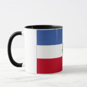 Drapeau de la République Dominicaine Mug (Gauche)