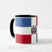 Drapeau de la République Dominicaine Mug (Devant gauche)
