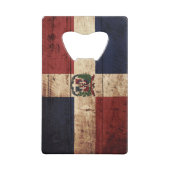 Drapeau de la République Dominicaine sur le vieux (Devant)