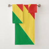 Drapeau de la République du Congo (En situation)