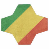 Drapeau de la République du Congo (Plat)