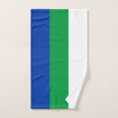Drapeau de la République Komi (Serviette à main)