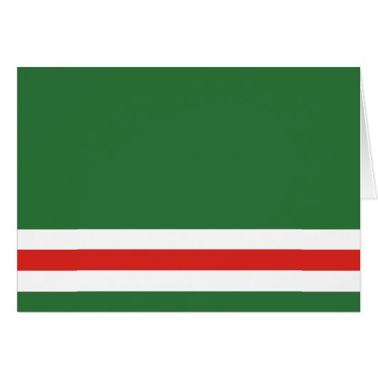 Drapeau de la République tchétchène d'Ichkérie (Devant horizontal)