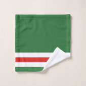 Drapeau de la République tchétchène d'Ichkérie (Gant de toilette)