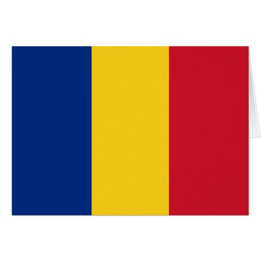 Drapeau de la Roumanie (Devant horizontal)
