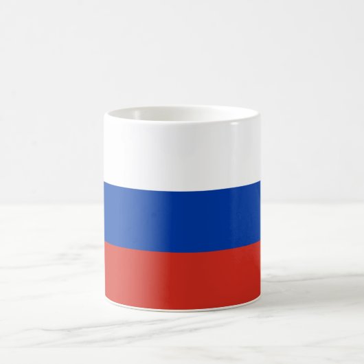 Drapeau de la Russie en céramique café Mug (Centre)
