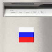 Drapeau de la Russie Magnet (In Situ (Lave-vaisselle))