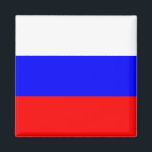 Drapeau de la Russie Magnet<br><div class="desc">Drapeau de la Russie Magnet</div>