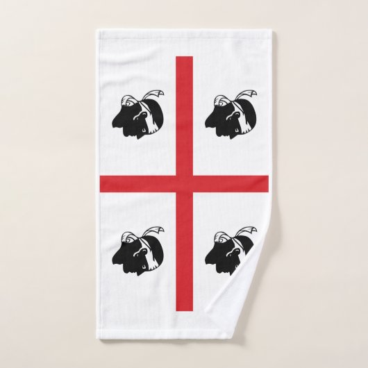 Drapeau de la Sardaigne (région italienne) (Serviette à main)