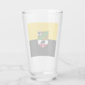 Drapeau de la Saxe-Anhalt en verre (Dos)