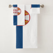Drapeau de la Serbie (En situation)