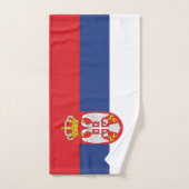 drapeau de la Serbie (Serviette à main)