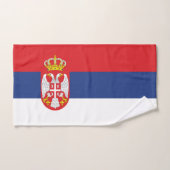 drapeau de la Serbie (Serviette à main)