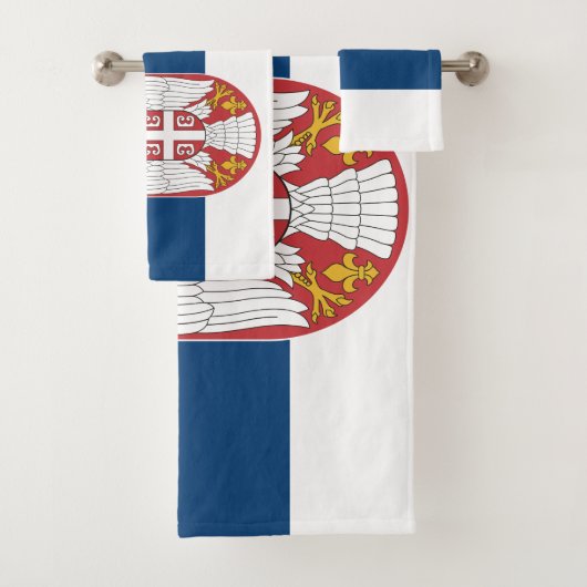Drapeau de la Serbie (En situation)