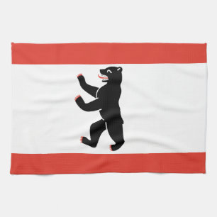 Drapeau de la serviette de cuisine Berlin