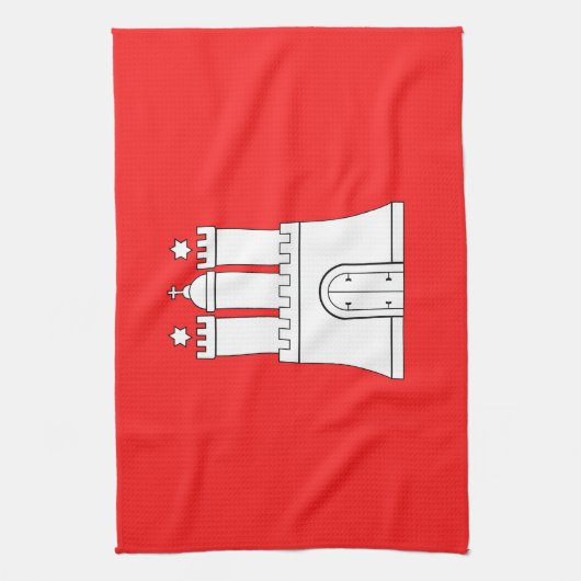 Drapeau de la serviette de cuisine de Hambourg (Vertical)