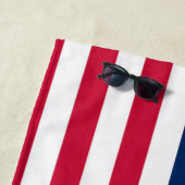 Drapeau de la serviette de plage des États-Unis d' (En situation)