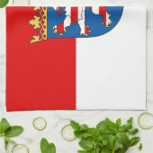 Drapeau de la Serviette Hesse (Plié)